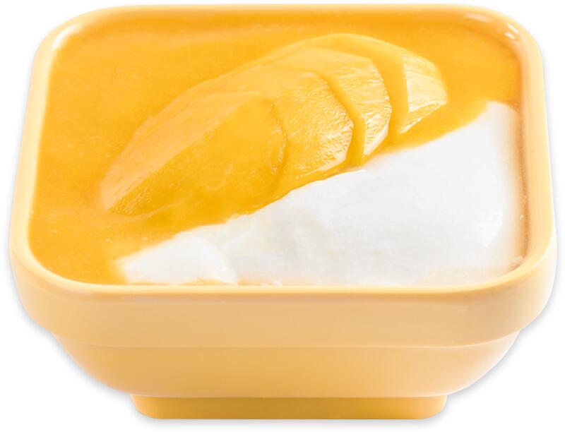 Mango Tofu Pudding