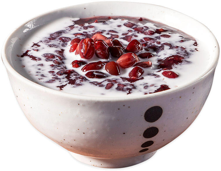 Purple Rice Soup Coconut Milk