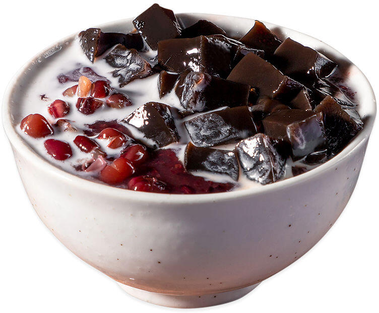 Purple Rice Coco Grass Jelly