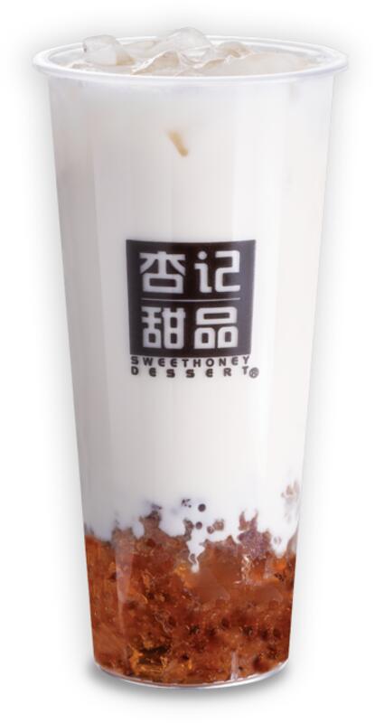 Flower Peach Gum Milk Tea