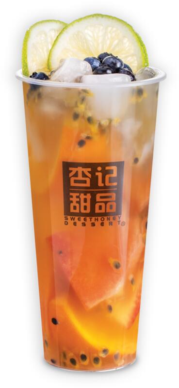 Super Mix Fruit Green Tea