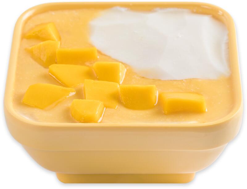 Mango Coco Tofu Pudding