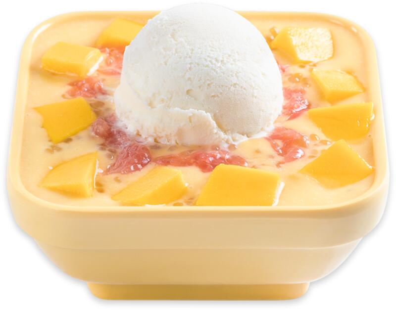 Mango Pomelo Sago Vanilla Ice Cream