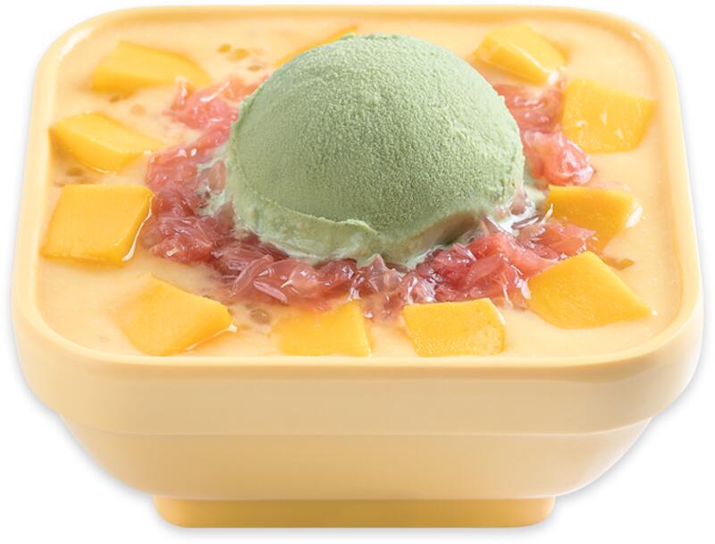 Mango Pomelo Sago & Matcha Ice Cream