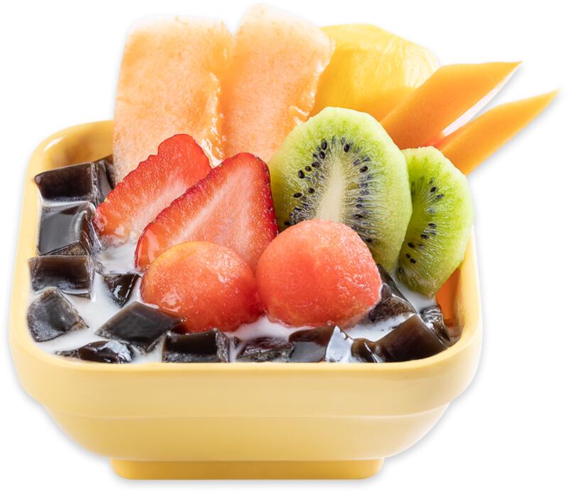 Mix Fruits Grass Jelly Coconut Milk