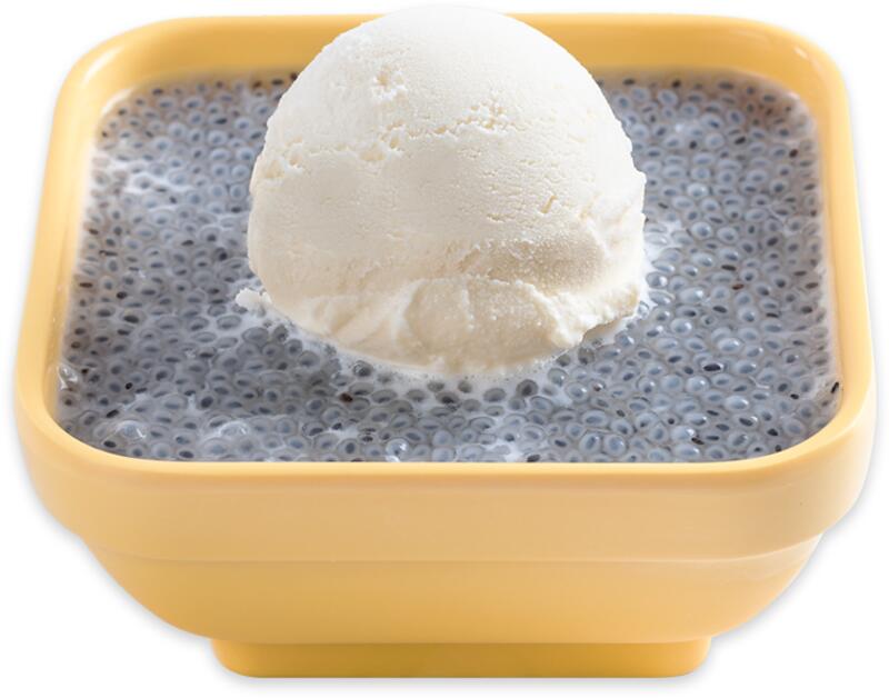 Basil Seeds & Vanilla Ice Cream Frost